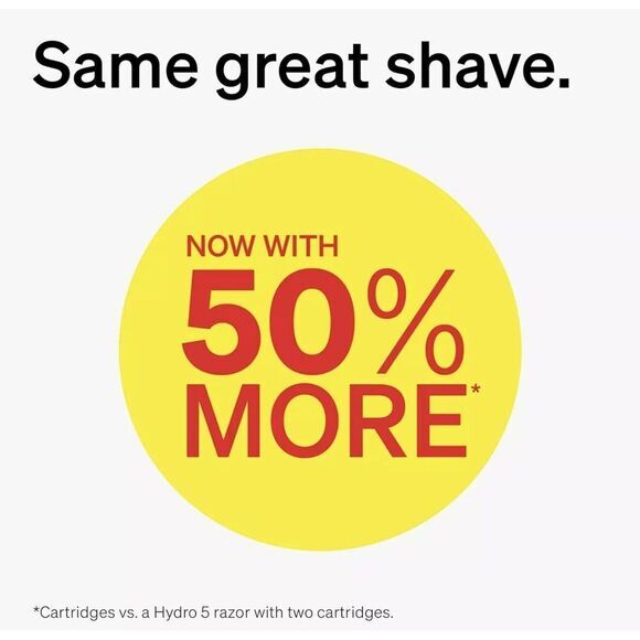 Schick Hydro Ultra Sensitive 3 Blades‎ Razor Handle 4 Refill Cartridge - Picture 9 of 9